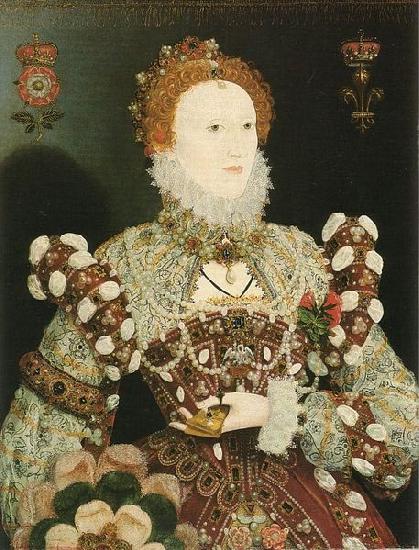 Nicholas Hilliard Elizabeth I, the Pelican portrait, oil painting image